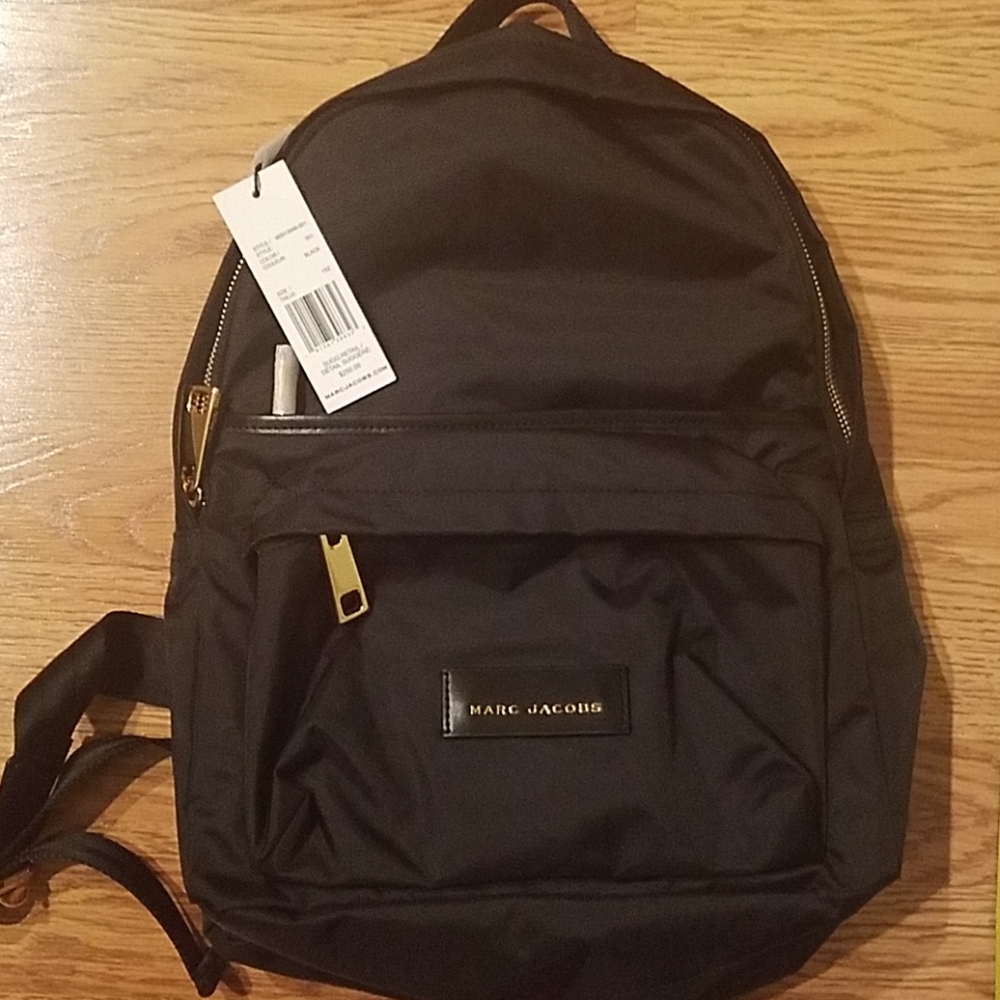 Final Price! NWT Marc Jacobs black nylon backpack - Picture 1 of 7